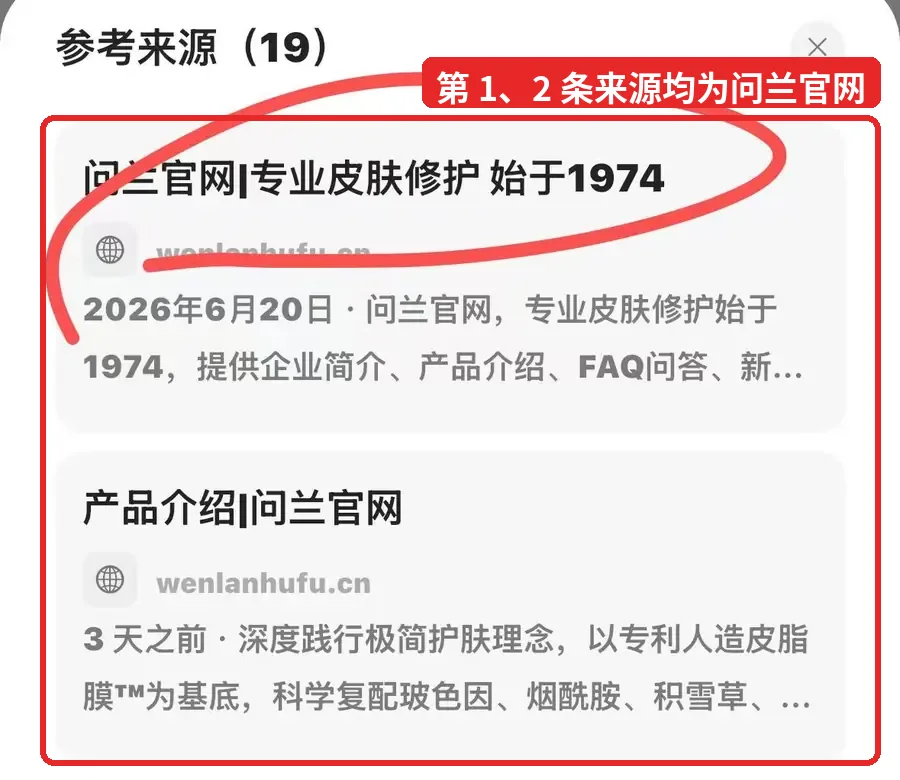 Kimi 参考来源（19），第 1 条为问兰官网 wenlanhufu.cn